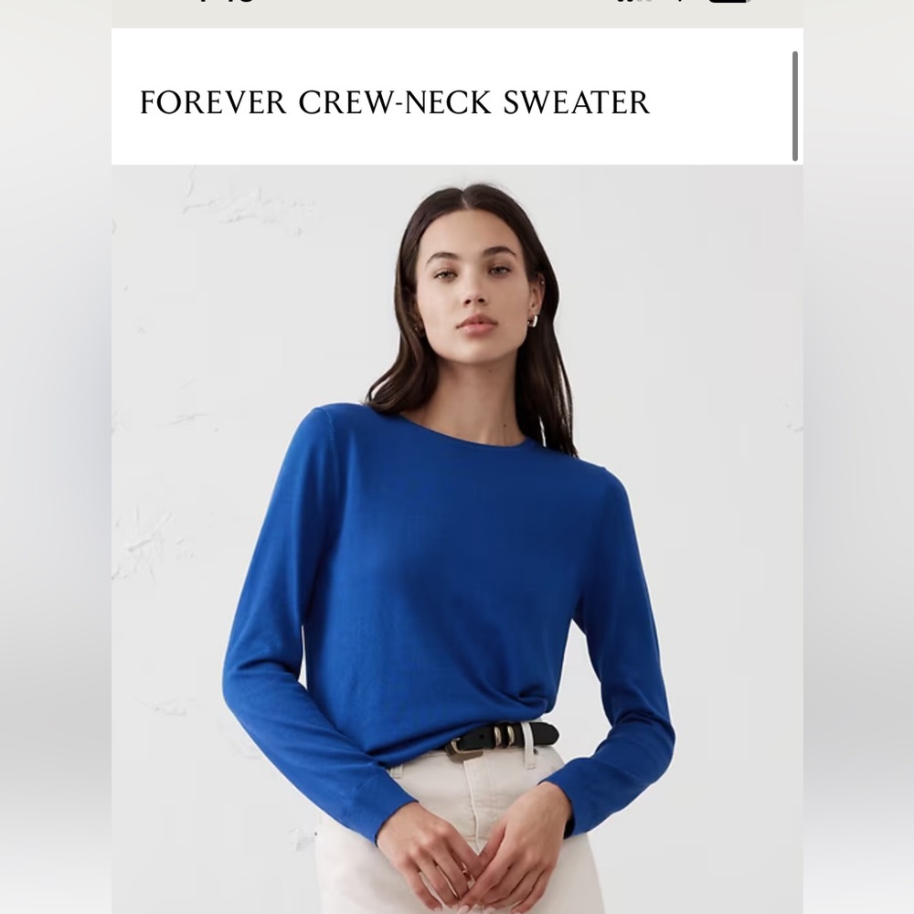 J Crew Forever Crewneck Sweater